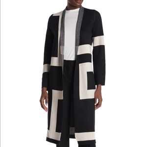 NWT-Open Front Allover Print Cardigan